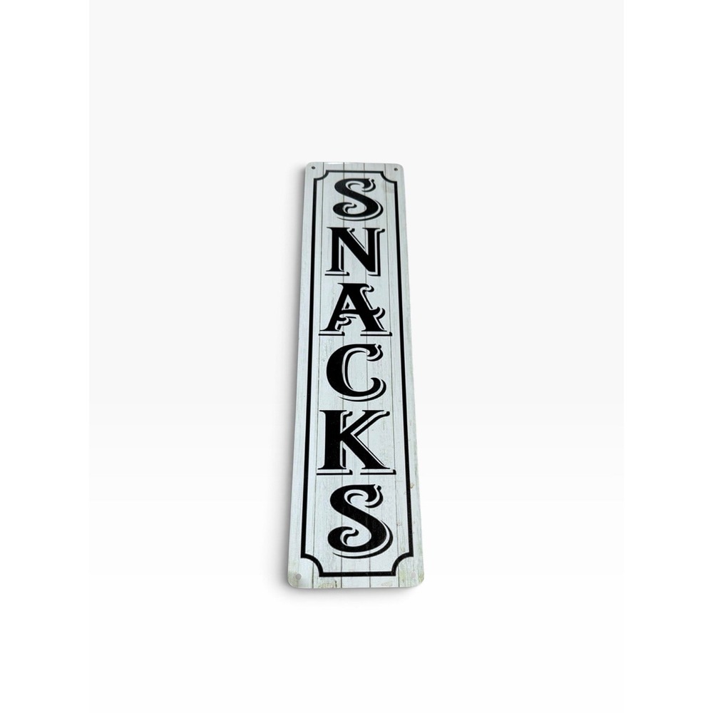 New Novelty Collectible Metal Sign SNACKS